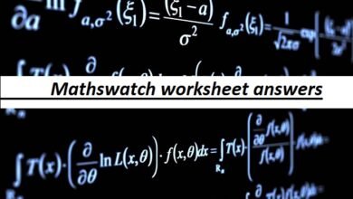 mathswatch worksheet answers